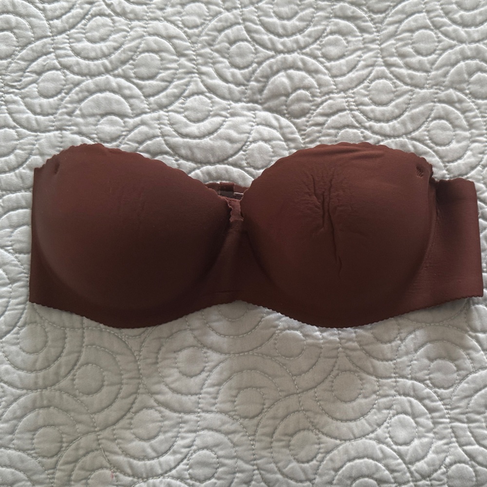 Victoria's Secret Brown Strapless Bra